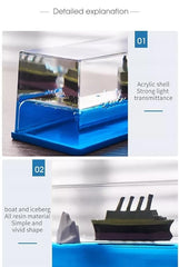 Titanic Liquid Wave Cruise Ship,nautical Car Dashboard